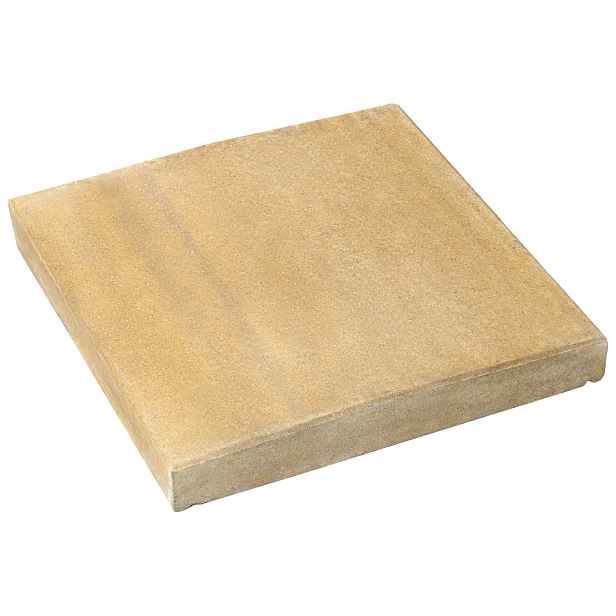 Deska zákrytová BEST V sedlová pro sloupky sand 500×500×70 mm