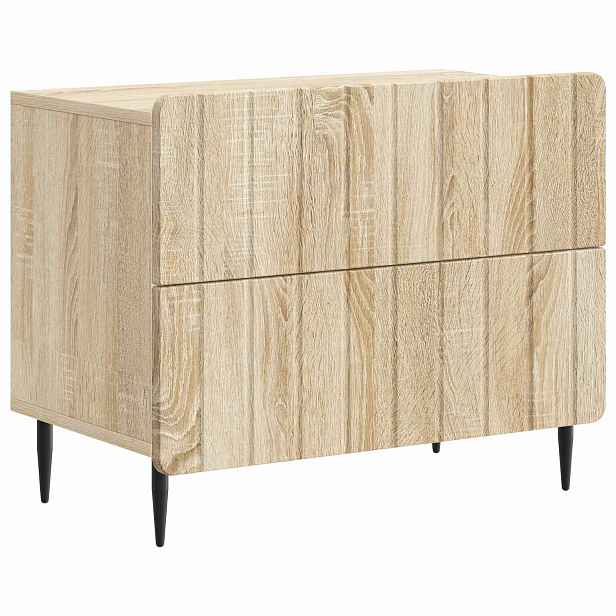 vidaXL Noční skříňka Dub sonoma 62 x 34,5 x 49,5 cm Kompozitní dřevo