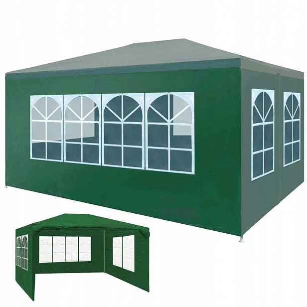 Zahradní Pavilon Stan 3x4 m 4 Stěny Okna