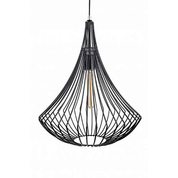 Závěsná lampa do obývacího pokoje ložnice Loft Industrialní černá