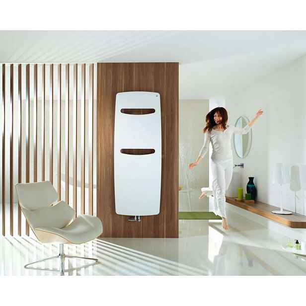 Zehnder Vitalo Spa - Koupelnový radiátor 180x49 cm, rovný, středové připojení 5 cm, bílý lak VIT-180-050