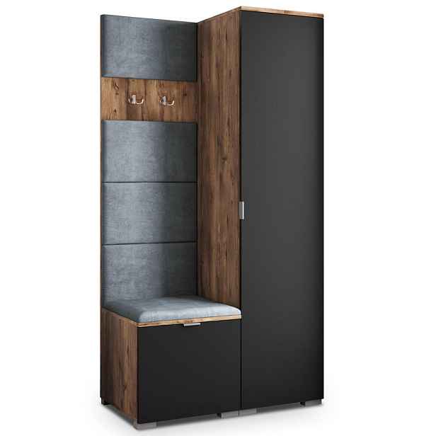 MASSENO MODERNÍ PŘEDSÍŇOVÁ SESTAVA LORI, 95/181/51 cm, dub Lefkas