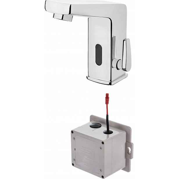 Deante Bezdotyková umyvadlová baterie 4xAA Sensor chrom BCH_029R