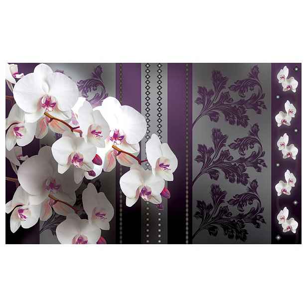 Fototapeta Orchideje růže fialové jemnost elegance 416x254 lepidlo