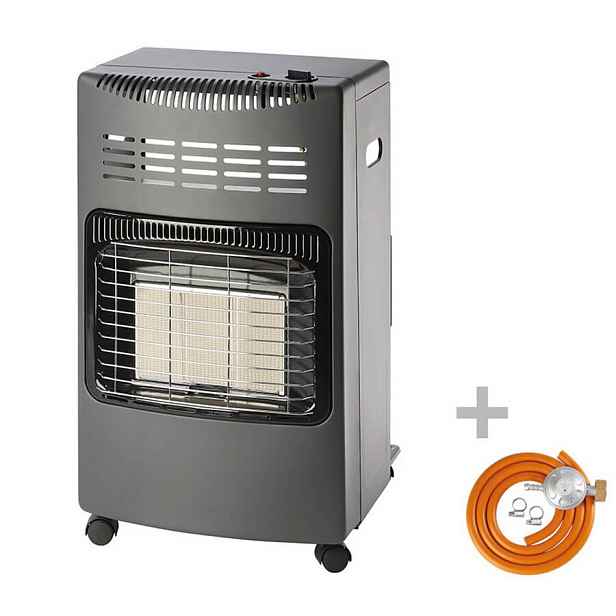 Plynová kamna na bombu MEVA RELAX TB02007, 4,2 kW, s připojovací sadou k PB láhvi 2244