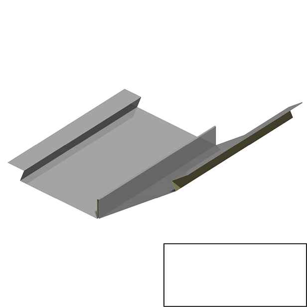Úžlabí RS725V-135-30 SP 25 RAL 9010 bílá