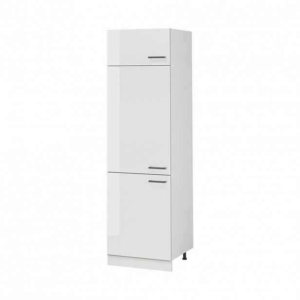 Vicco VYSOKÁ SKŘÍŇ R-Line, Bílá vysoký lesk/Bílá, 60 cm