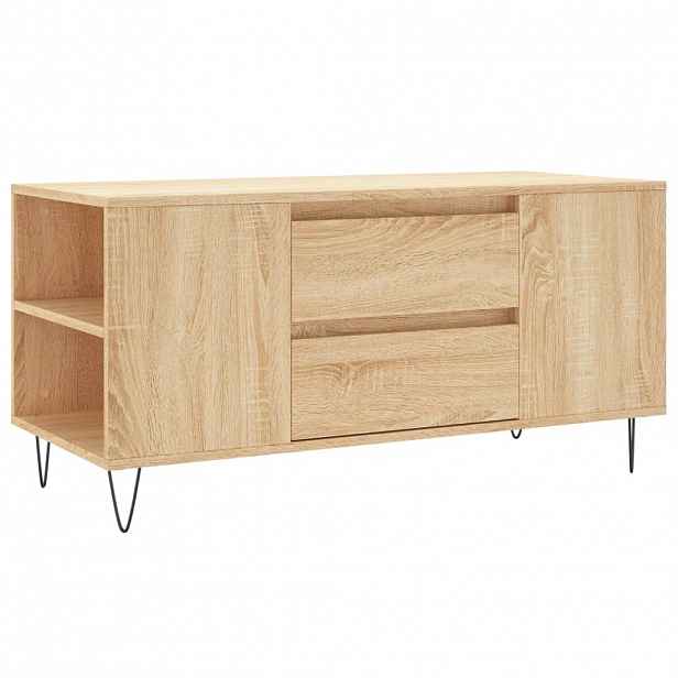 vidaXL Konferenční stolek dub sonoma 102x44,5x50 cm kompozitní dřevo