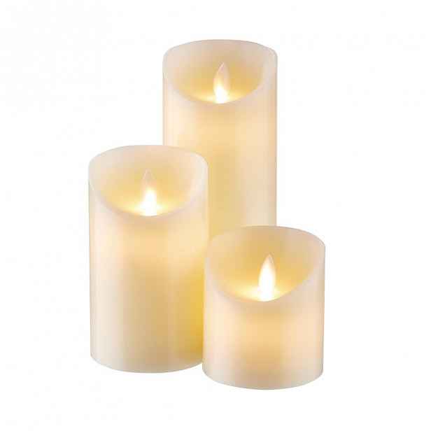Butlers ETERNAL FLAME LED Svíčka na baterie set 3 ks