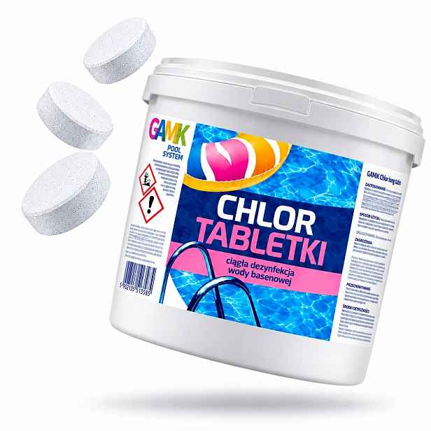 Chlor Do Bazénu Tablety 200G 3KG 15X200G Dlouhodobá Dezinfekce Vody