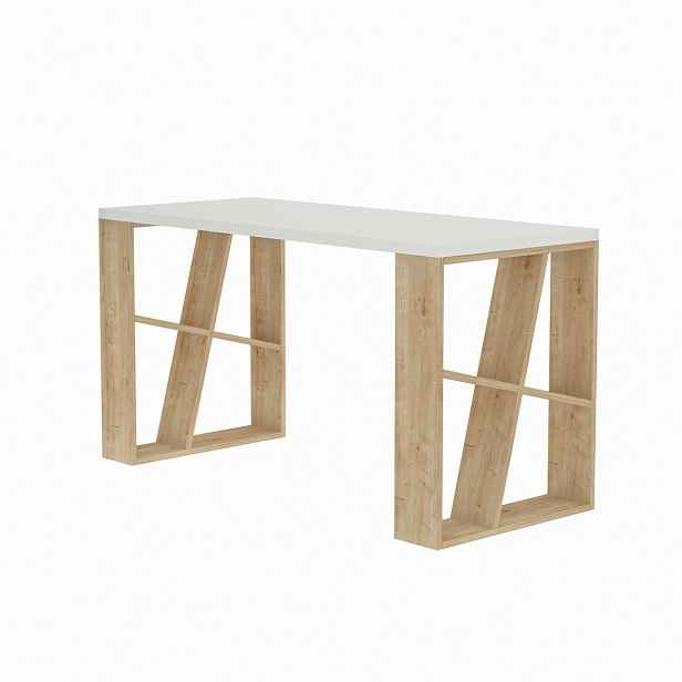 Pracovní stůl Honey White and Oak