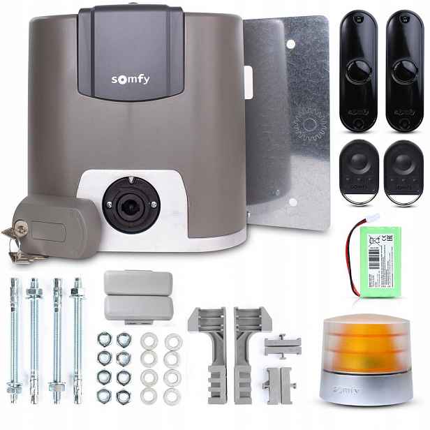Sada Somfy Elixo 3S+ M Io Comfort Pack pro posuvné brány do 600 kg