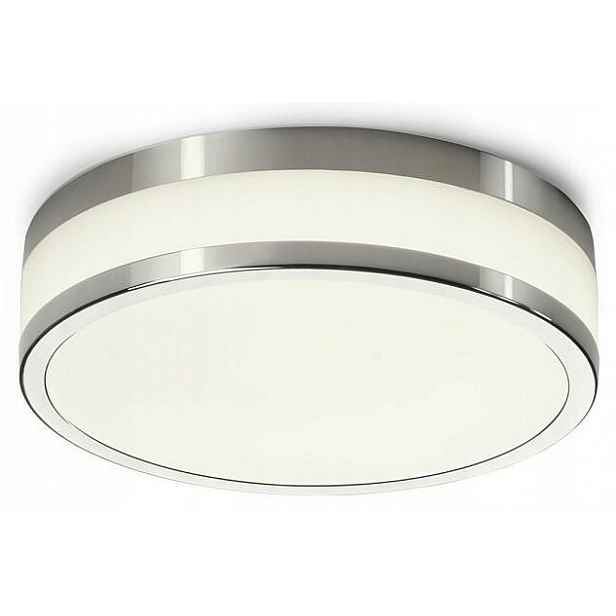 Stropní Svítidlo Koupelnový Malakka Stříbrný 18W Led 4000K IP44 29,5cm Stropní Svítidlo