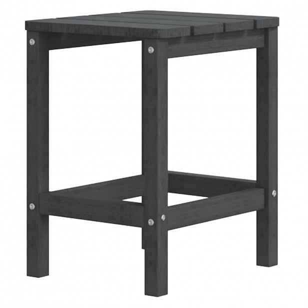 vidaXL Zahradní stolek Adirondack antracitový 38 x 38 x 46 cm HDPE