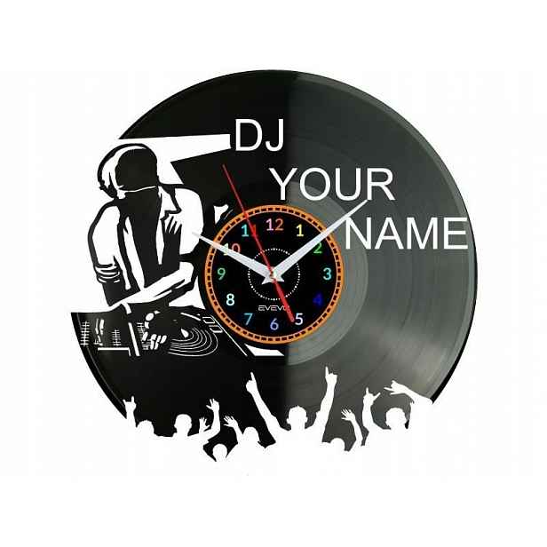 Dj Jméno Vaše jméno Nápad na Dárek Nástěnná Dekorace z vinylové desky