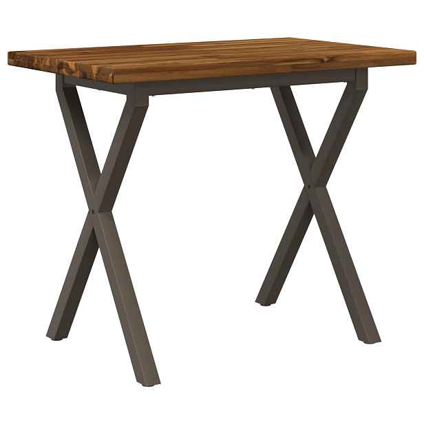 vidaXL Čtvercový jídelní stůl 110 x 55 x 75 cm Masivní akátové dřevo
