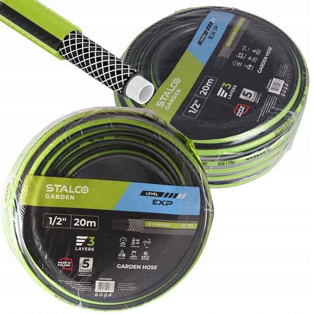 Hadice 1/2"x20 mb 3-VRSTVÁ, Nezamotává Se, Silná, Vyztužená
