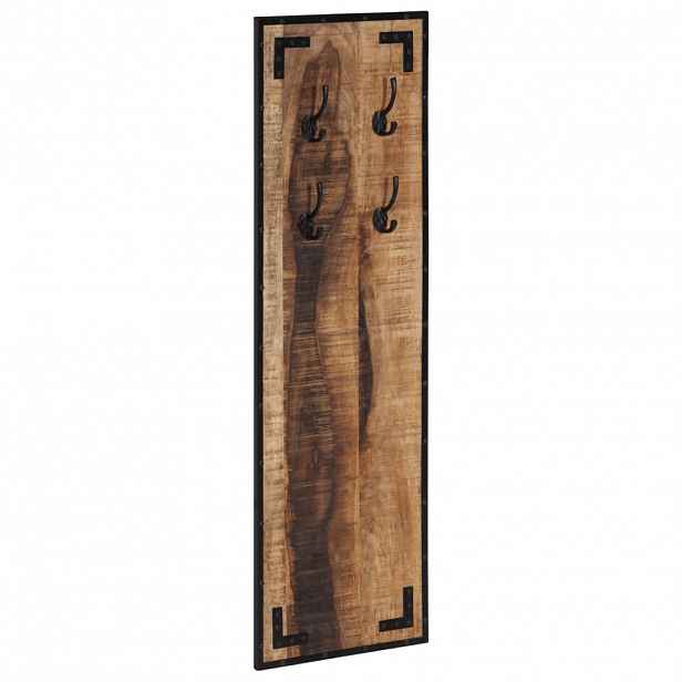 vidaXL Věšák na kabáty 35x8x110 cm masivní hrubé mangovníkové dřevo