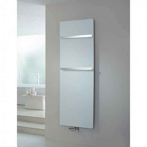 Zehnder Vitalo Bar - Koupelnový radiátor 157x40 cm, rovný, středové připojení 5 cm, bílý lak VIP-160-040