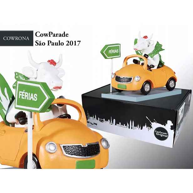 CowParade Sao Paulo 2017, Cowrona, autor: Andre Ortiz