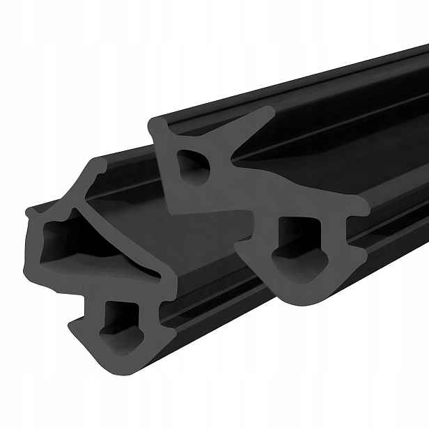 Set Těsnění Těsnění Černé Epdm Veka S-1126 a S-1127 pro okna 25 m