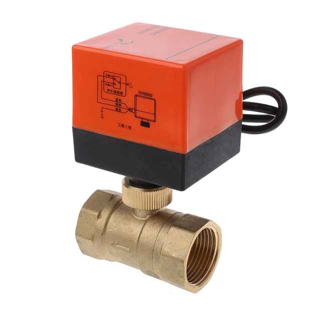Ventil 230V 1/2 palce Kulový elektroventil DN15 vody