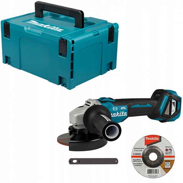 Aku úhlová bruska Makita DGA513ZJ Lxt Xpt Bl Aft Body kufr