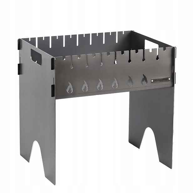 Mangal Grill na 8 špízů, uhlíkový, kovový, 2,5 mm, multifunkční, kompaktní