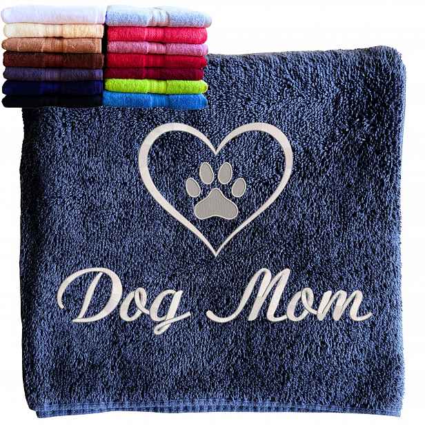 Dárek pro Milovníky Psů a zvířat Dog Mom Dad Ručník psí máma psí táta