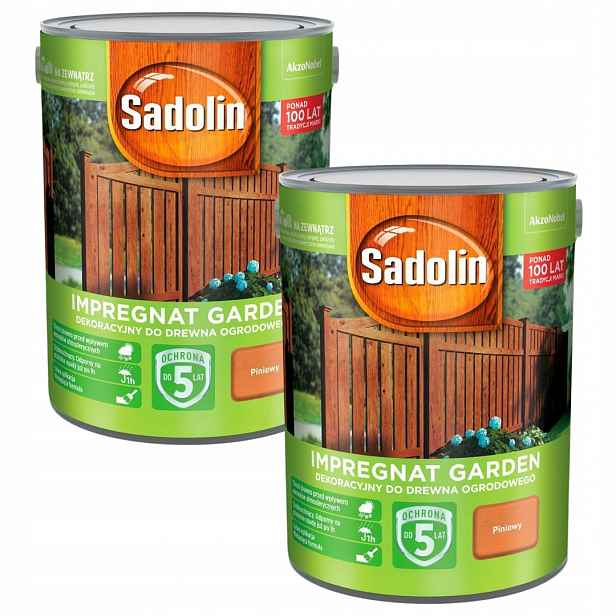 Set Sadolin Garden 2x5L Impregnat Na Zahradní Dřevo Piniový 10L