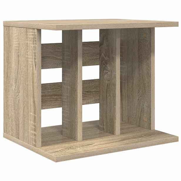 vidaXL Úložiště vinylových desek Dub sonoma 42 x 33 x 36 cm