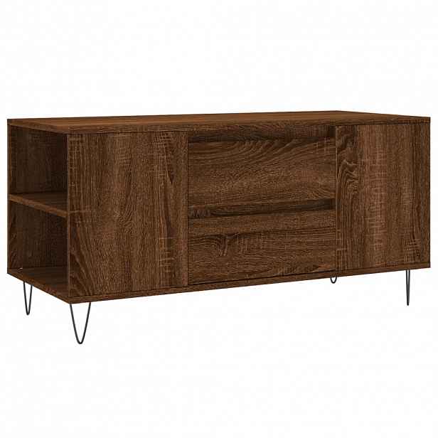 vidaXL Konferenční stolek hnědý dub 102x44,5x50 cm kompozitní dřevo