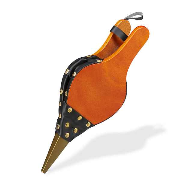 Relaxdays MĚCH Hnědý Černý Zlatý umělá kůže 39 cm