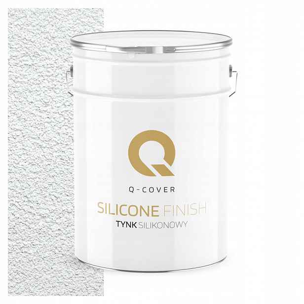 Silikonová Fasádní Omítka Bílá Studená 15 Kg Beránek Granulace 1.0 mm F102