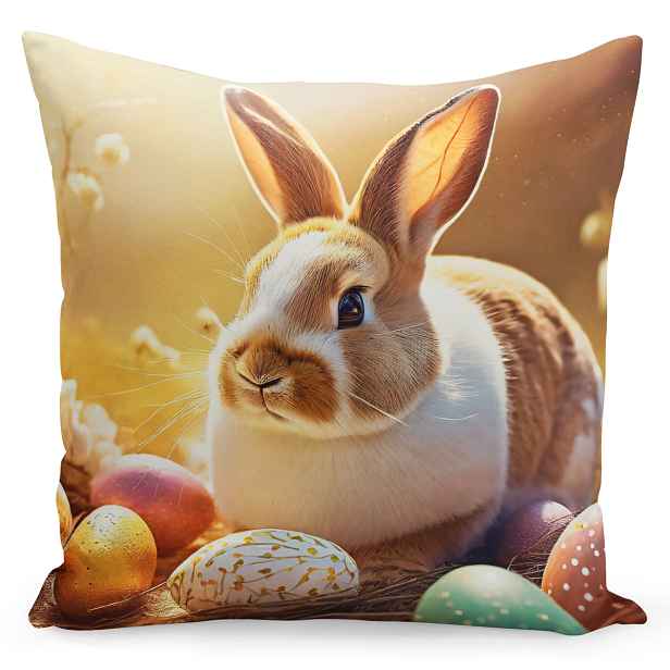 Velikonoční povlak na polštář HAPPY EASTER XI. 40x40 cm Mybesthome