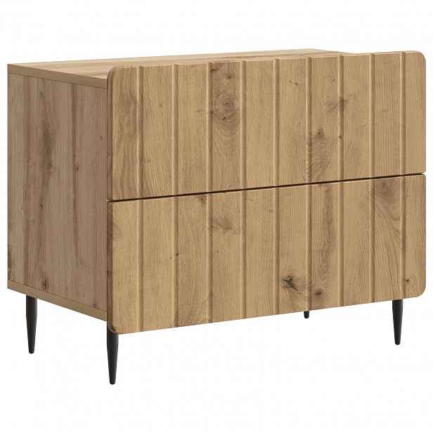 vidaXL Noční skříňka Dub artisan 62 x 34,5 x 49,5 cm Kompozitní dřevo