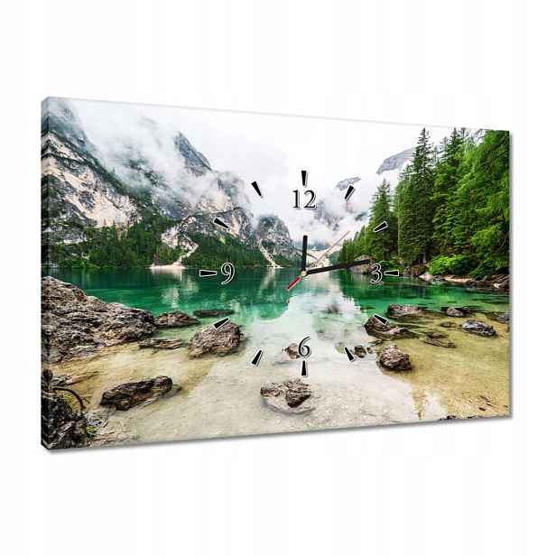 Hodiny 60x40 Horské jezero
