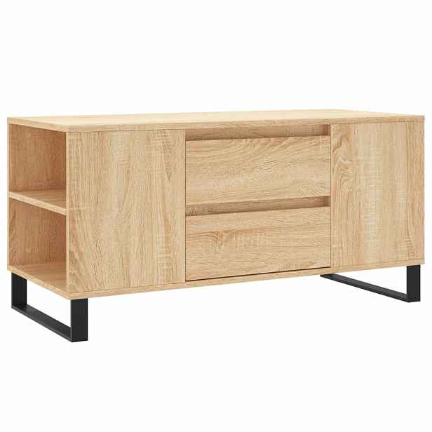 vidaXL Konferenční stolek dub sonoma 102x44,5x50 cm kompozitní dřevo