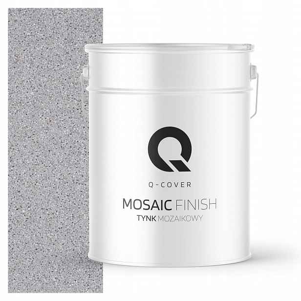 Mozaiková Omítka Mozaika 12,5 Kg Šedá M03 Dekorativní Pryskyřičná Fasáda Premium