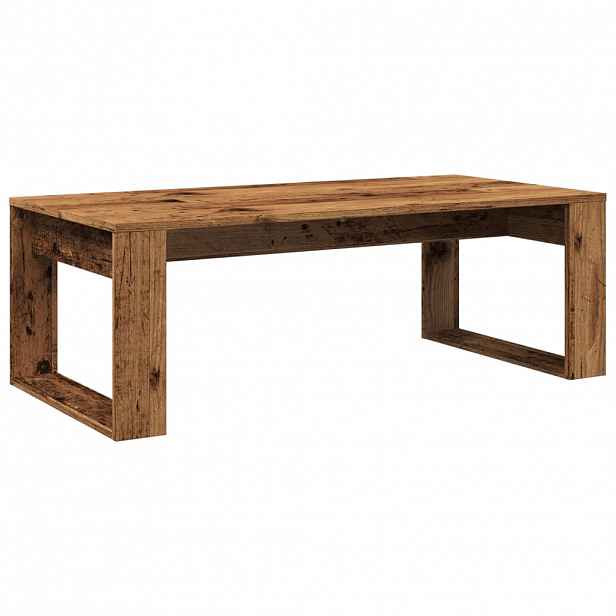 vidaXL Konferenční stolek old wood 102 x 50 x 35 cm kompozitní dřevo