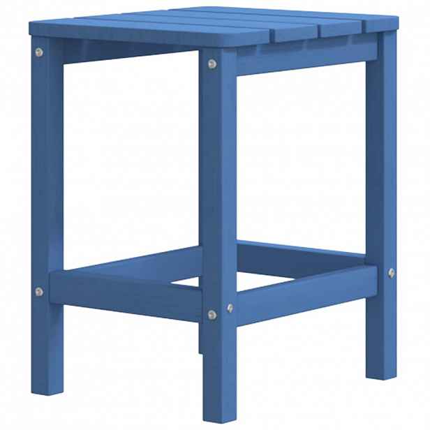 vidaXL Zahradní stolek Adirondack akvamarínový 38 x 38 x 46 cm HDPE