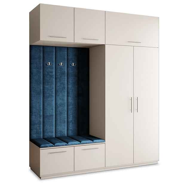 MASSENO MODERNÍ PŘEDSÍŇOVÁ SESTAVA REMA, 200/240/60 cm, kašmírová