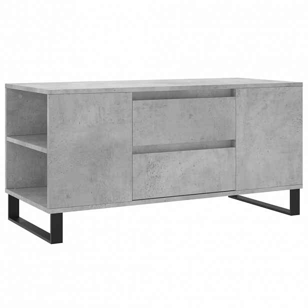 vidaXL Konferenční stolek betonově šedý 102x44,5x50cm kompozitní dřevo