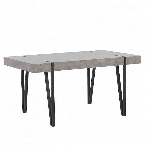 Beliani JÍDELNÍ STŮL 150/90/75 cm Světle šedý Obdélníkový Adena