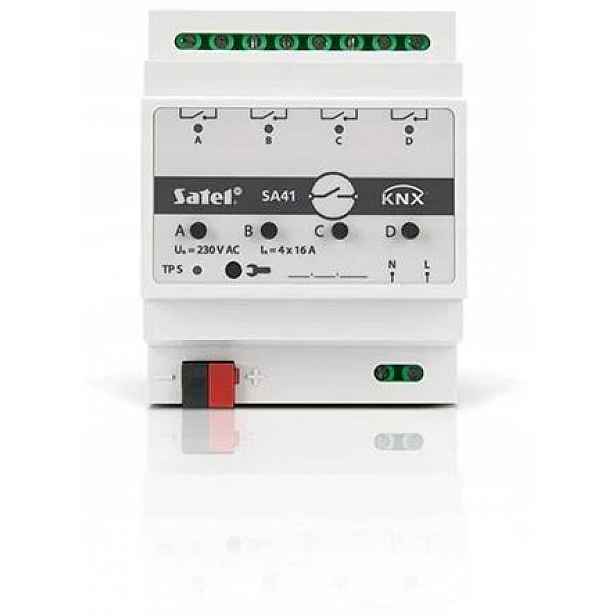 Satel Knx 4-kanálový přepínací herec KNX-SA41