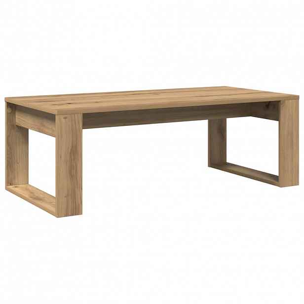 vidaXL Konferenční stolek dub artisan 102x50x35 cm kompozitní dřevo