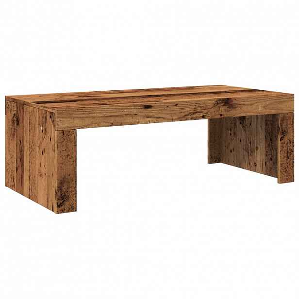 vidaXL Konferenční stolek old wood 102 x 50 x 35 cm kompozitní dřevo