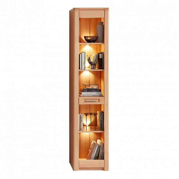 Carryhome REGÁL, jádrový buk, 43/203/40 cm