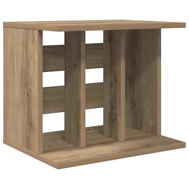vidaXL Úložiště vinylových desek Dub artisan 42 x 33 x 36 cm