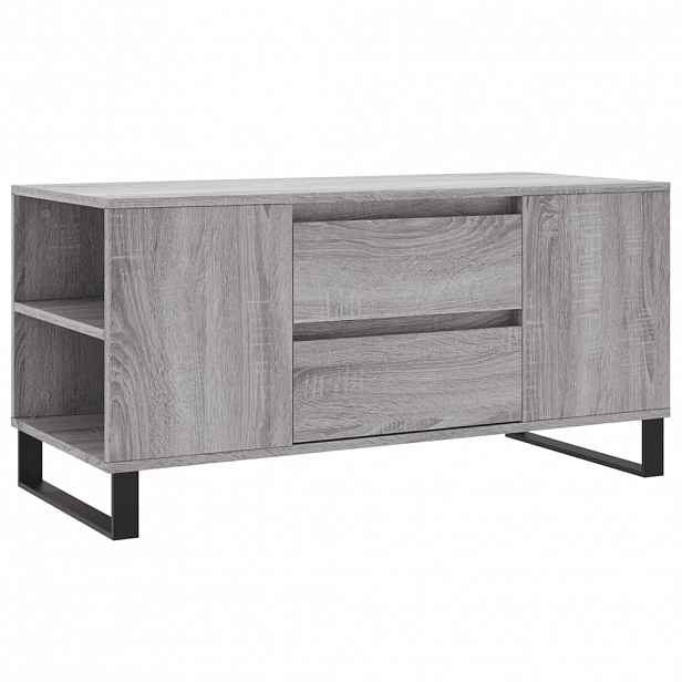 vidaXL Konferenční stolek šedý sonoma 102x44,5x50 cm kompozitní dřevo